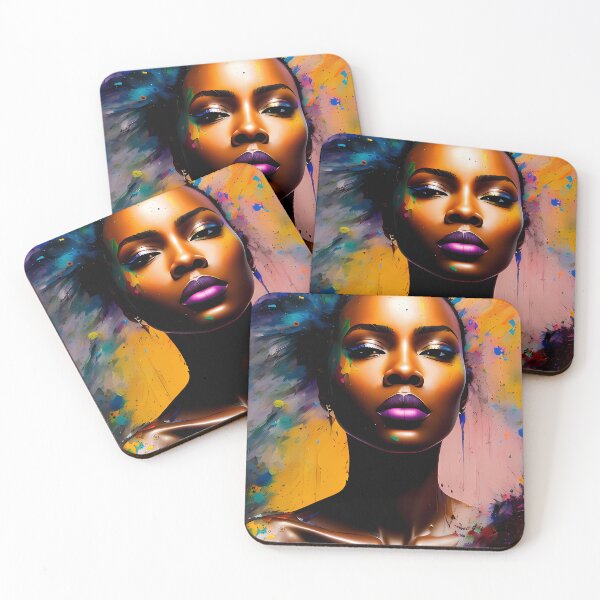 Item preview, Urban Woman Graffiti Oil Painting Splattered designed and sold by SableSyndciate.