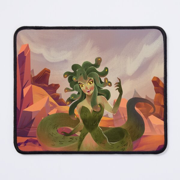 Item preview, Medusa Cartoon, Greek Mythology Character designed and sold by JWDesignInk.