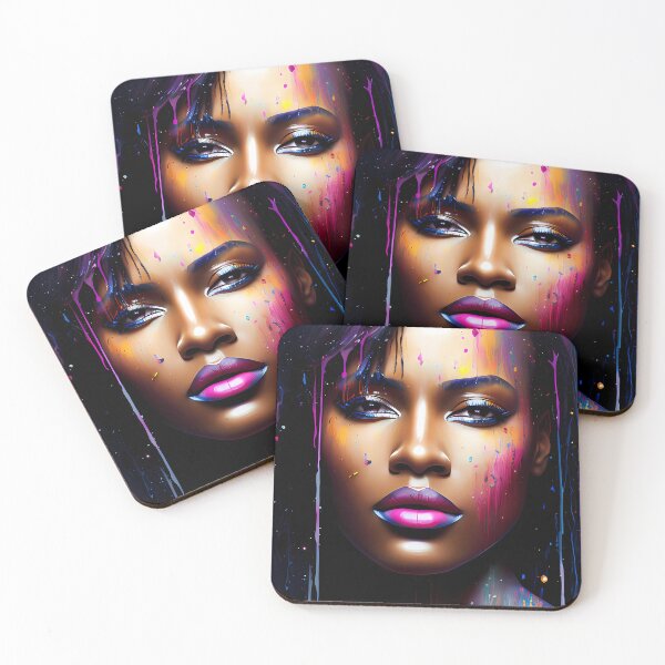 Item preview, Urban Woman Graffiti Oil Painting Splattered designed and sold by SableSyndciate.