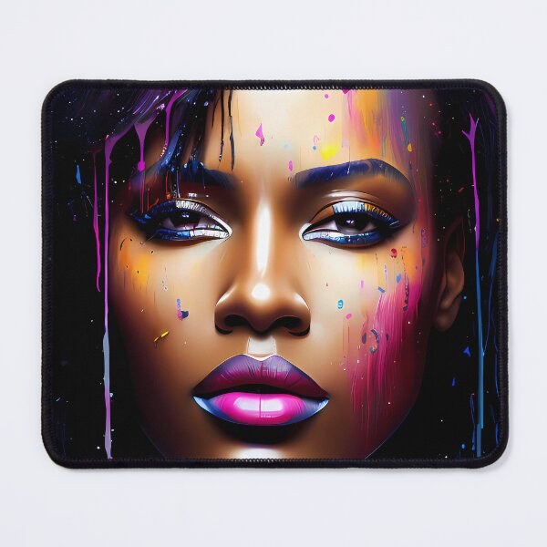 Item preview, Urban Woman Graffiti Oil Painting Splattered designed and sold by SableSyndciate.