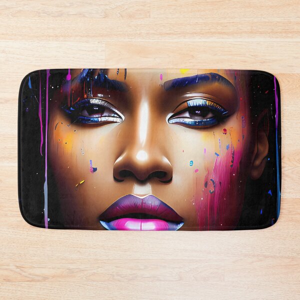 Item preview, Urban Woman Graffiti Oil Painting Splattered designed and sold by SableSyndciate.