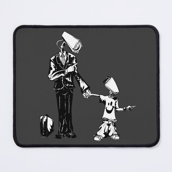 Item preview, Plantilla de graffiti de diseño personalizado inspirado en padre e hijo CCTV designed and sold by IamLee-Designs.
