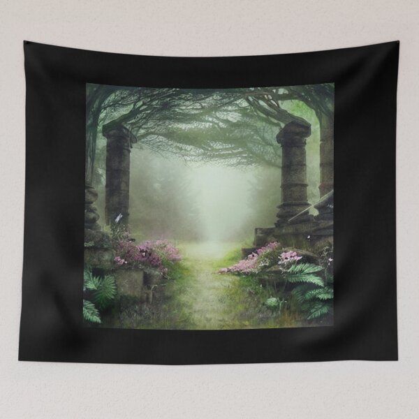 Item preview, Lost Forest Temple 4 - Throw Pillows and Prints.  designed and sold by ScatterHub.