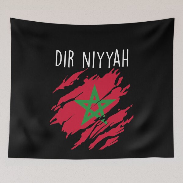 Item preview, Dir Niyyah Moroccan Flag Gift Soccer Team Jersey For Morocco Fans designed and sold by ollalla.
