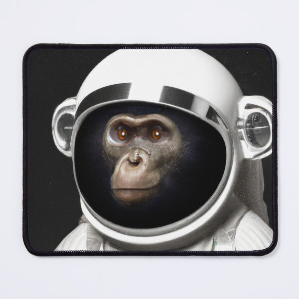 Item preview, A monkey astronaut designed and sold by AiArtist01.