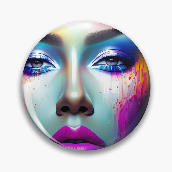 Item preview, Urban Woman Graffiti Oil Painting Splattered designed and sold by SableSyndciate.
