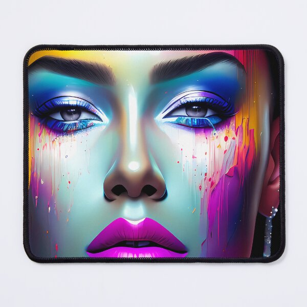 Item preview, Urban Woman Graffiti Oil Painting Splattered designed and sold by SableSyndciate.