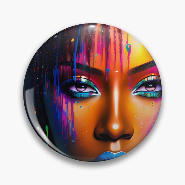 Item preview, Urban Woman Graffiti Oil Painting Splattered designed and sold by SableSyndciate.