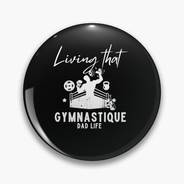 Item preview, Living that gym fitness Dad life | Motivational quotes designed and sold by Shambusiness.