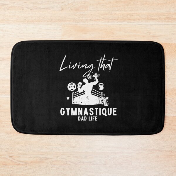 Item preview, Living that gym fitness Dad life | Motivational quotes designed and sold by Shambusiness.