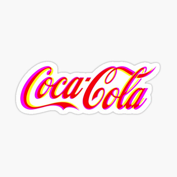 Fransen Coca Cola Zeichen Sticker