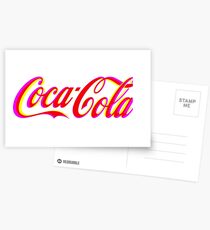 Fringed Coca Cola Sign Postcards