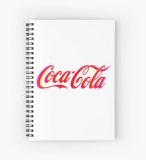 Fringed Coca Cola Sign Spiral Notebook