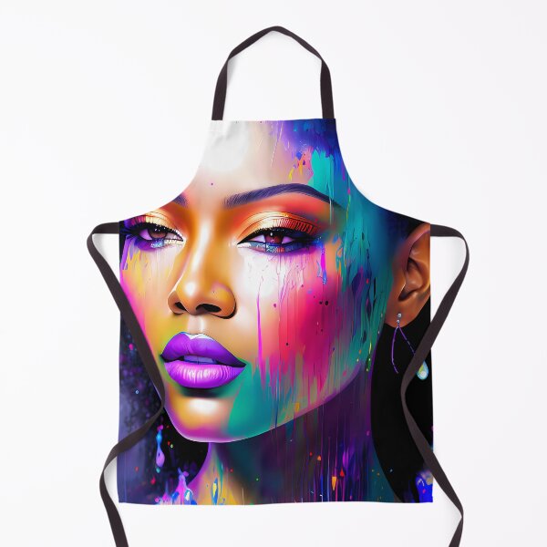 Item preview, Urban Woman Graffiti Oil Painting Splattered designed and sold by SableSyndciate.