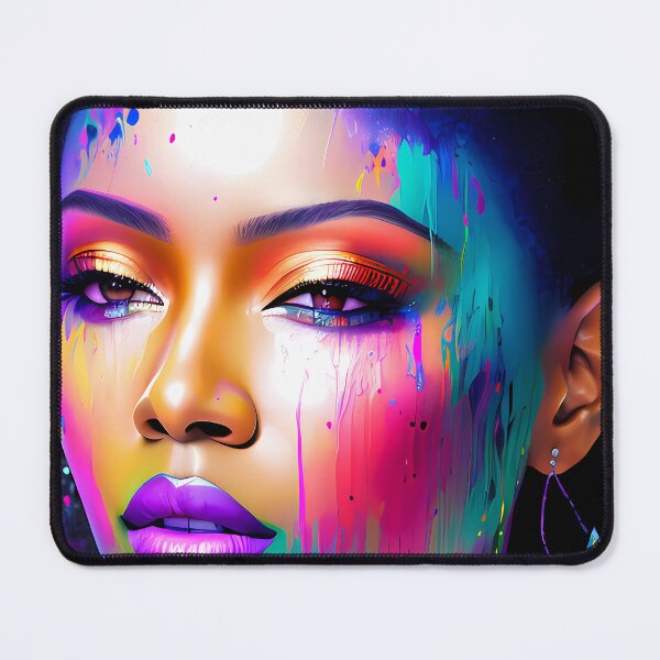 Item preview, Urban Woman Graffiti Oil Painting Splattered designed and sold by SableSyndciate.