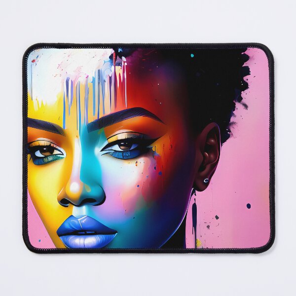 Item preview, Urban Woman Graffiti Oil Painting Splattered designed and sold by SableSyndciate.