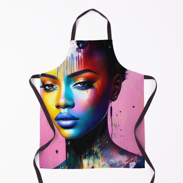 Item preview, Urban Woman Graffiti Oil Painting Splattered designed and sold by SableSyndciate.