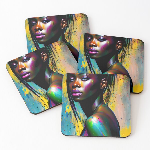 Item preview, Urban Woman Graffiti Oil Painting Splattered designed and sold by SableSyndciate.