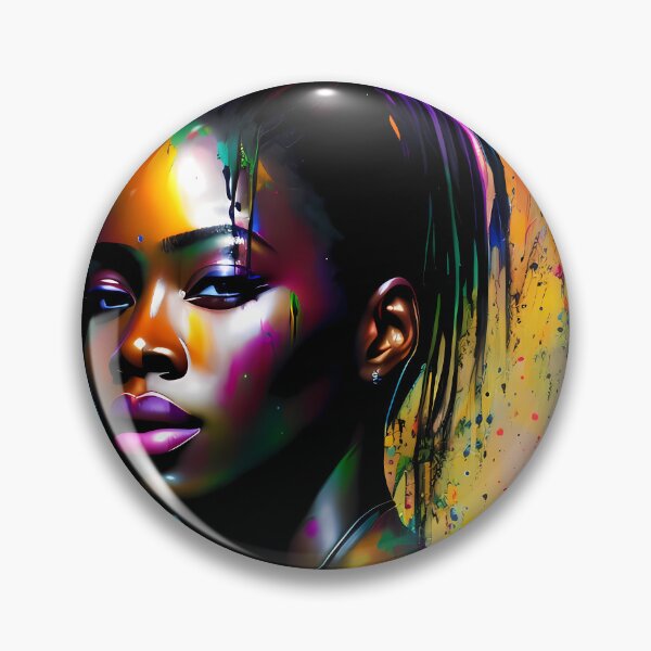 Item preview, Urban Woman Graffiti Oil Painting Splattered designed and sold by SableSyndciate.