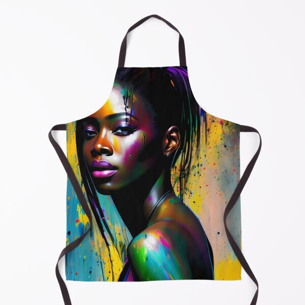 Item preview, Urban Woman Graffiti Oil Painting Splattered designed and sold by SableSyndciate.