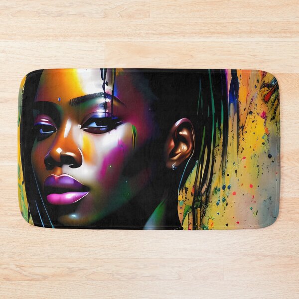 Item preview, Urban Woman Graffiti Oil Painting Splattered designed and sold by SableSyndciate.