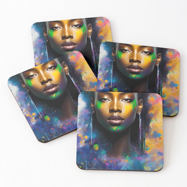 Item preview, Urban Woman Graffiti Oil Painting Splattered designed and sold by SableSyndciate.