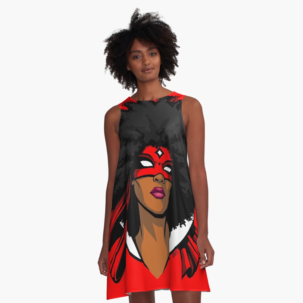 FREEDOM GRINDERS - AFRODITE A-Line Dress
