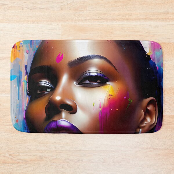 Item preview, Urban Woman Graffiti Oil Painting Splattered designed and sold by SableSyndciate.