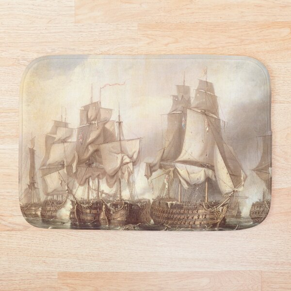 Item preview, Napoleonic Wars - Battle of Trafalgar - British Naval History - Art Print Design designed and sold by TheHappyK.