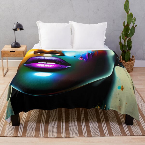 Item preview, Urban Woman Graffiti Oil Painting Splattered designed and sold by SableSyndciate.