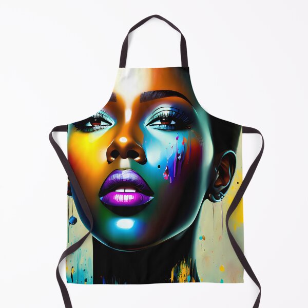 Item preview, Urban Woman Graffiti Oil Painting Splattered designed and sold by SableSyndciate.