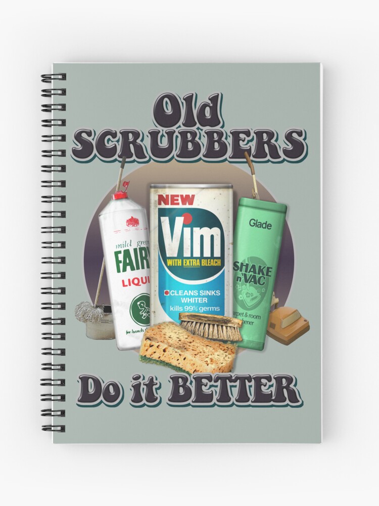 Old SCRUBBERS Do It Better - Funny Retro Cleaning Products - Vintage 70s  80s  Greeting Card for Sale by RetroTeeStudio