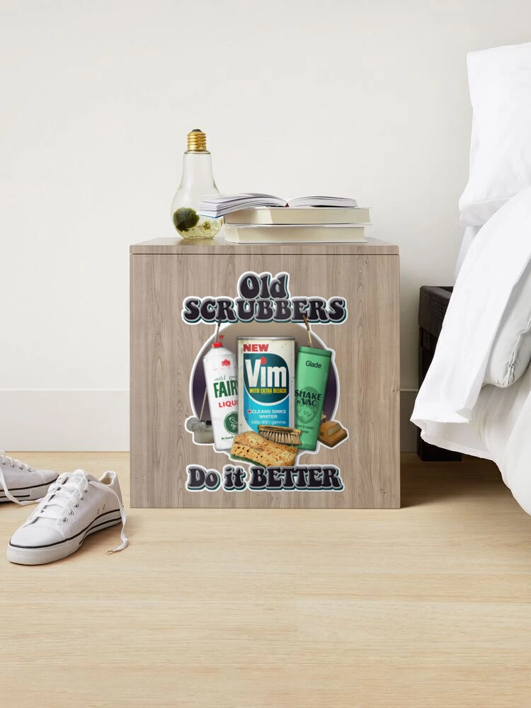 Old SCRUBBERS Do It Better - Funny Retro Cleaning Products - Vintage 70s  80s  Greeting Card for Sale by RetroTeeStudio