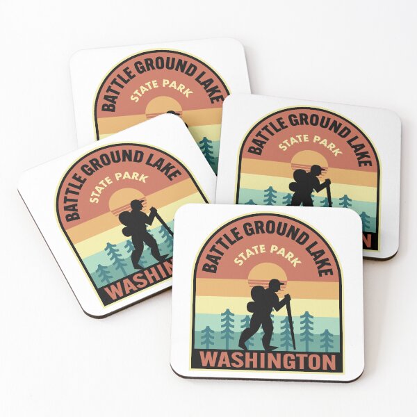 Item preview, Battle Ground Lake State Park Washington Retro Hiking designed and sold by HalpinDesign.