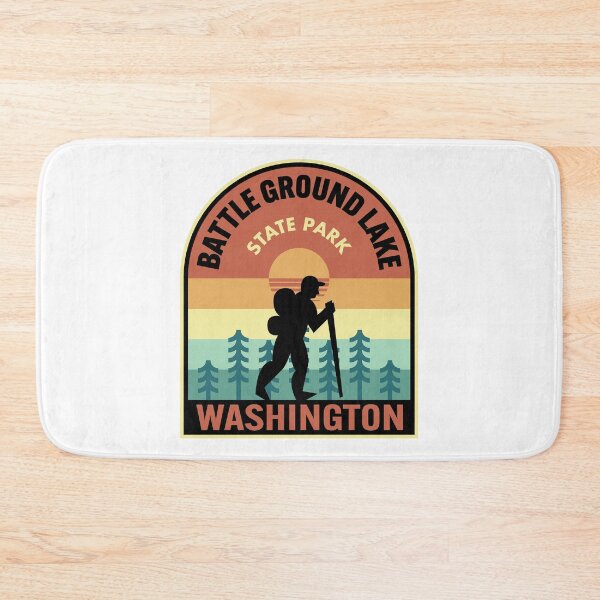 Item preview, Battle Ground Lake State Park Washington Retro Hiking designed and sold by HalpinDesign.