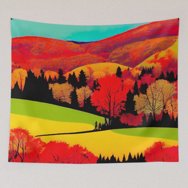 Item preview, Mountain View: Silkscreen Landscape designed and sold by Studio Axis.