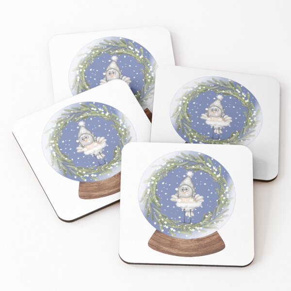Item preview, Snow Globe Winter Wonderland Birds 2 designed and sold by TasimaDesign.