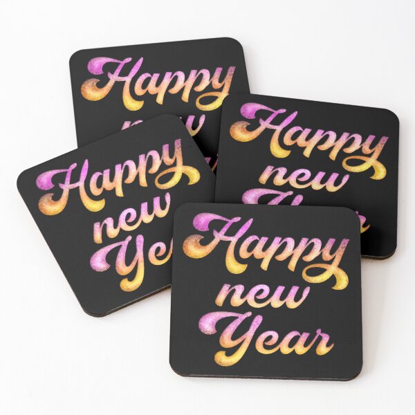 Item preview, Happy new year - happy new year! pink-orange designed and sold by Milamara.