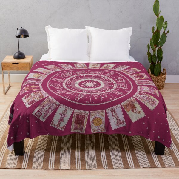 Item preview, Magenta Wheel of the Zodiac, Astrology Chart & the Major Arcana Tarot designed and sold by wildtribe.