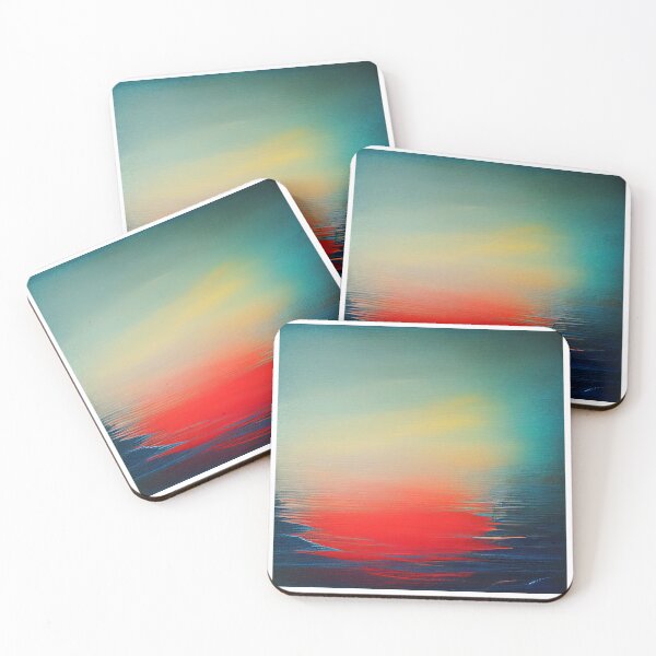 Item preview, Sunset in the Sea Painting Artwork designed and sold by KOTOdesign.