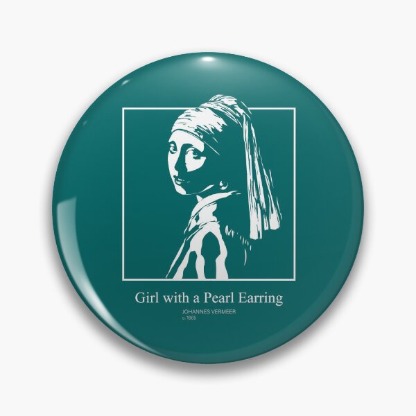 Item preview, 'Girl with a Pearl Earring' by Vermeer Fine Art Illustration designed and sold by rpalesca.