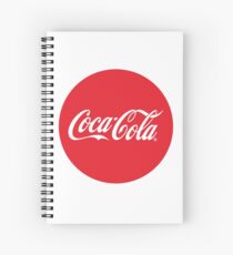 Coca-Cola Bottle Cap Design Spiral Notebook