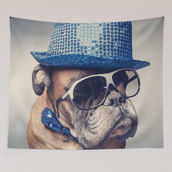 Item preview, Party Boxer Dog Puppy Curious designed and sold by DesignVertex.