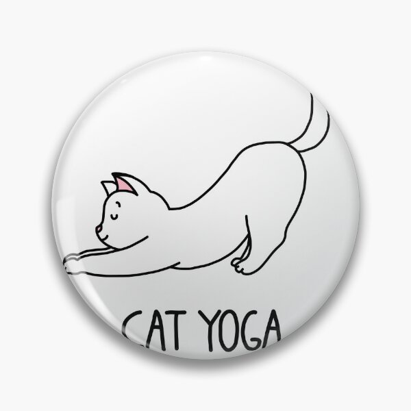 Item preview, cat yoga designed and sold by ventumpluviam.