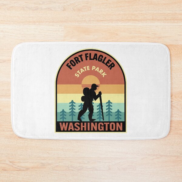 Item preview, Fort Flagler State Park Washington Retro Hiking designed and sold by HalpinDesign.