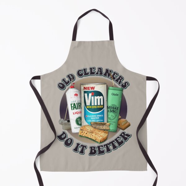 Item preview, Old Cleaners Do It Better (Circular Version) - Funny Retro Cleaning Products - Vintage 70s 80s designed and sold by RetroTeeStudio.