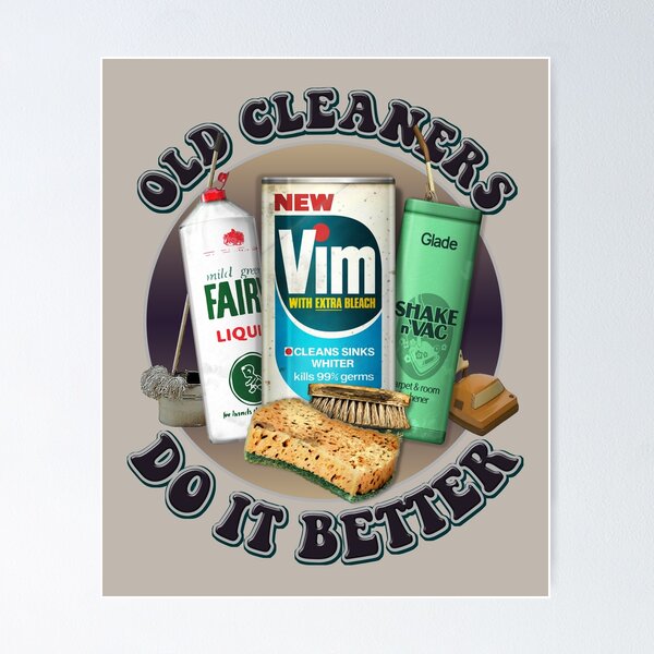 Old Cleaners Do It Better (Circular Version) - Funny Retro