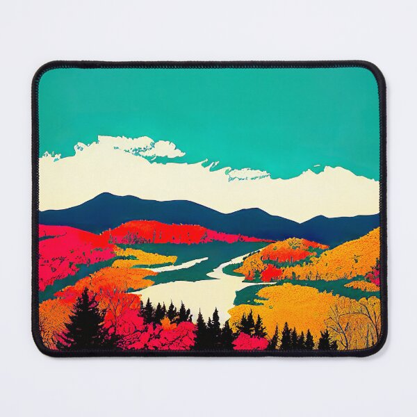 Item preview, Mountain Lake: Silkscreen Landscape designed and sold by Studio Axis.