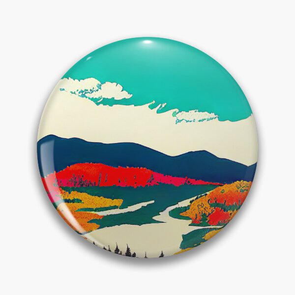 Item preview, Mountain Lake: Silkscreen Landscape designed and sold by Studio Axis.