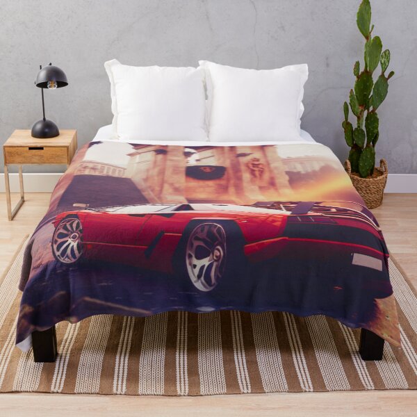 Item preview, Vintage Red Sports Car - Otherworldy Fast Car designed and sold by The Oracle of Surrealism Sublime Consciousness.